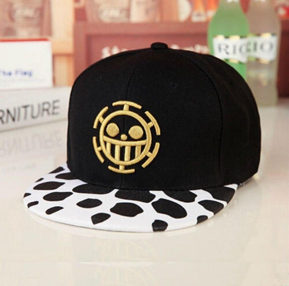 One Piece Trafalgar Law Sign Skull Head Baseball Caps