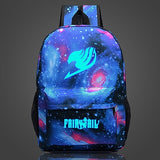 Fairy Tail Glow In The Dark Backpack School Bag