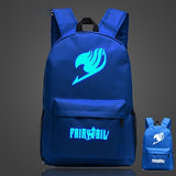 Fairy Tail Glow In The Dark Backpack School Bag