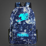 Fairy Tail Glow In The Dark Backpack School Bag