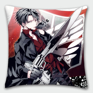 Attack on Titan Eren Mikasa Ackerman Levi Pillowcase