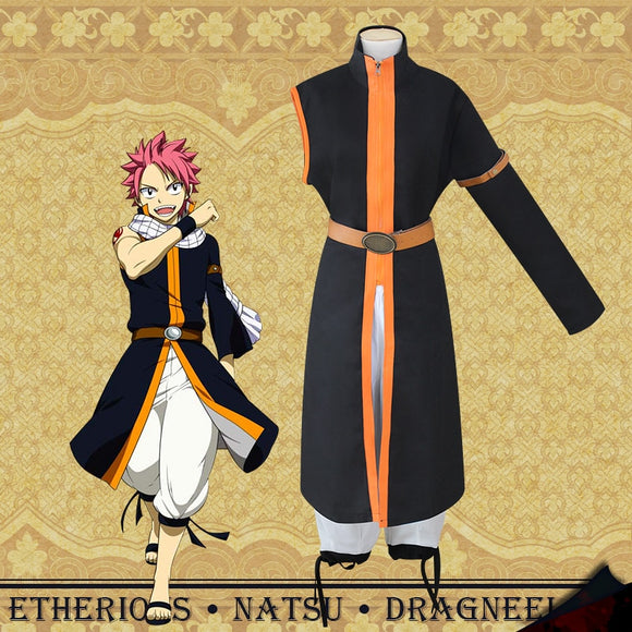 Fairy Tail Etherious Natsu Dragneel Cosplay Costume