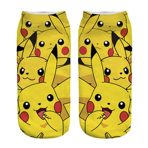 Pokemon Pikachu 3D Printed Socks