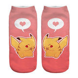 Pokemon Pikachu 3D Printed Socks