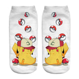 Pokemon Pikachu 3D Printed Socks