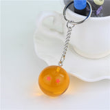 Dragon Ball Z 7 Stars Balls Action Figure Keychain