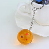 Dragon Ball Z 7 Stars Balls Action Figure Keychain