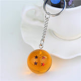 Dragon Ball Z 7 Stars Balls Action Figure Keychain