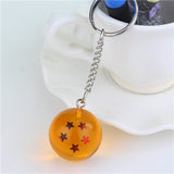 Dragon Ball Z 7 Stars Balls Action Figure Keychain