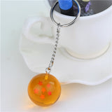 Dragon Ball Z 7 Stars Balls Action Figure Keychain