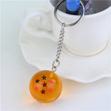 Dragon Ball Z 7 Stars Balls Action Figure Keychain