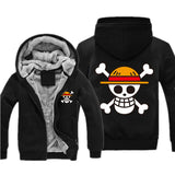 One Piece Sweatshirt Coat Luffy Chopper Print Zipper Hoodie