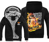 One Piece Sweatshirt Coat Luffy Chopper Print Zipper Hoodie