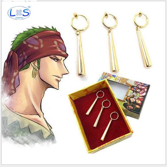 One Piece Roronoa Zoro Cpsplay Earring