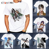 Attack on Titan Shingeki No Kyojin Mikasa Levi T-shirt