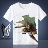 Attack on Titan Shingeki No Kyojin Mikasa Levi T-shirt