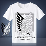 Attack on Titan Shingeki No Kyojin Mikasa Levi T-shirt