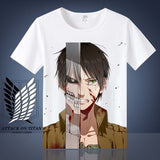 Attack on Titan Shingeki No Kyojin Mikasa Levi T-shirt