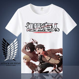 Attack on Titan Shingeki No Kyojin Mikasa Levi T-shirt