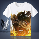 Attack on Titan Shingeki No Kyojin Mikasa Levi T-shirt