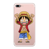 One Piece Phone Case Luffy Zoro Coque for Apple iphone 7 8 plus 6S X 5 6 5S SE 6PLUS