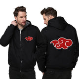 Naruto Akatsuki Long Sleeve Jacket Winter Hoodie