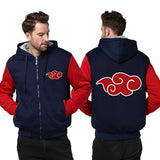 Naruto Akatsuki Long Sleeve Jacket Winter Hoodie