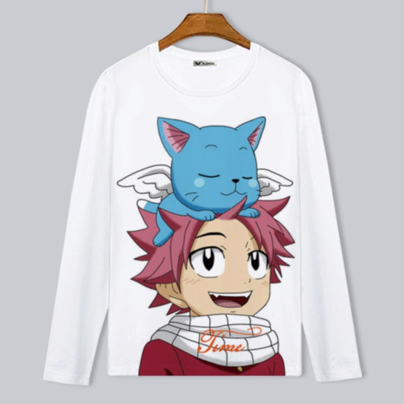 Fairytail O Neck Man Cotton T-Shirt