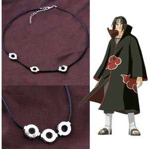 Naruto Akatsuki Uchiha Itachi Titanium Necklace