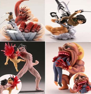 Attack on Titan  PVC Action Figure (4 Pcs Set)