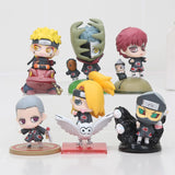 Naruto Akatsuki Deidara Kakuzu Hidan Kakuzu Zetsu Action Figure (6 Pcs Set)