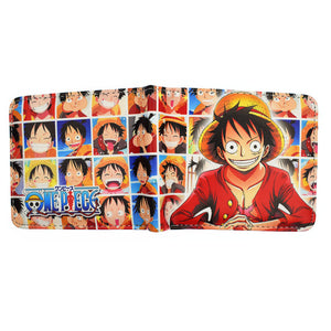 One Piece Luffy Law Ace Short Wallet