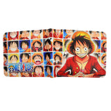 One Piece Luffy Law Ace Short Wallet