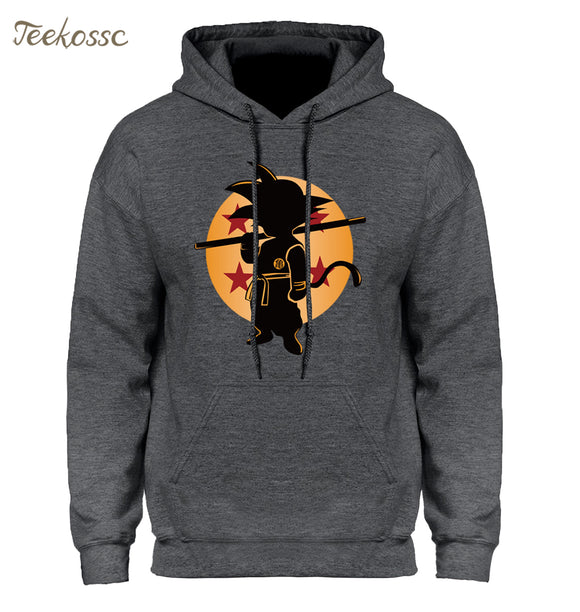 Dragon Ball Z Long Sleeve Pocket Hoodie Pullover