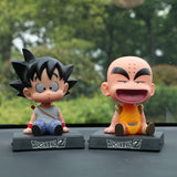 Dragon Ball Z Goku Krillin Car Decoration Shaking Head Doll