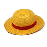 One Piece Luffy Cosplay Straw Boater Beach Hat Cap