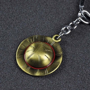 One Piece Luffy Hat Key Ring