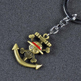 One Piece Luffy Hat Key Ring