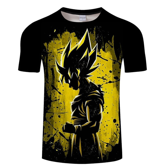 Dragon Ball Z Ultra Instinct Goku Super Saiyan Men 3D Tshirt