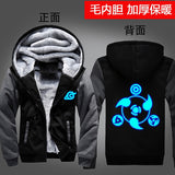 Naruto Luminous Zipper Hoodie Jacket