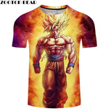 Dragon Ball Z Ultra Instinct Goku Super Saiyan Men 3D Tshirt