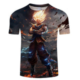 Dragon Ball Z Ultra Instinct Goku Super Saiyan Men 3D Tshirt