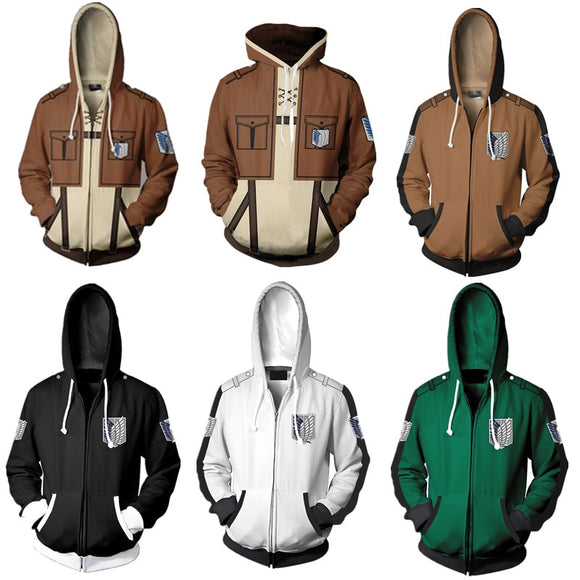 Attack On Titan Zipper Hoodie