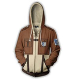 Attack On Titan Zipper Hoodie