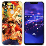 One Piece Silicone Case for Honor 10 8X Play Y6 Y5 Y7 Y9 Prime 2018 7A Pro 7C