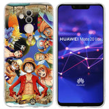 One Piece Silicone Case for Honor 10 8X Play Y6 Y5 Y7 Y9 Prime 2018 7A Pro 7C