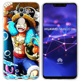 One Piece Silicone Case for Honor 10 8X Play Y6 Y5 Y7 Y9 Prime 2018 7A Pro 7C