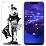 One Piece Silicone Case for Honor 10 8X Play Y6 Y5 Y7 Y9 Prime 2018 7A Pro 7C