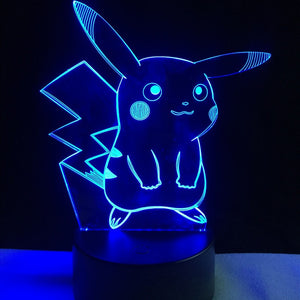 Pokemon Go Game Pikachu 3D Lamp