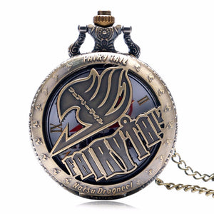 Fairy Tail Natsu Quartz Pocket Watch